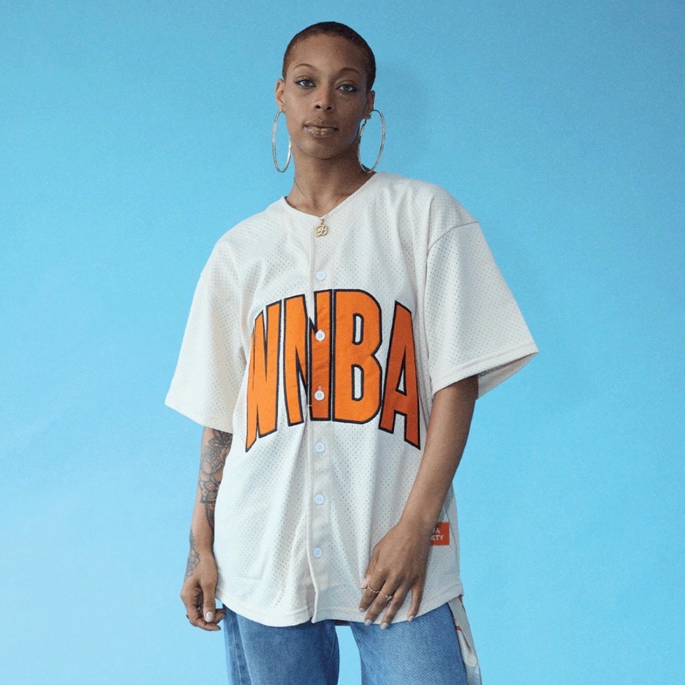 NWOT Playa Society WNBA Baseball Jersey, Size Large
